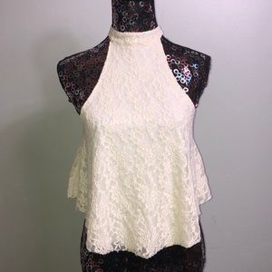 Lace sleeveless top